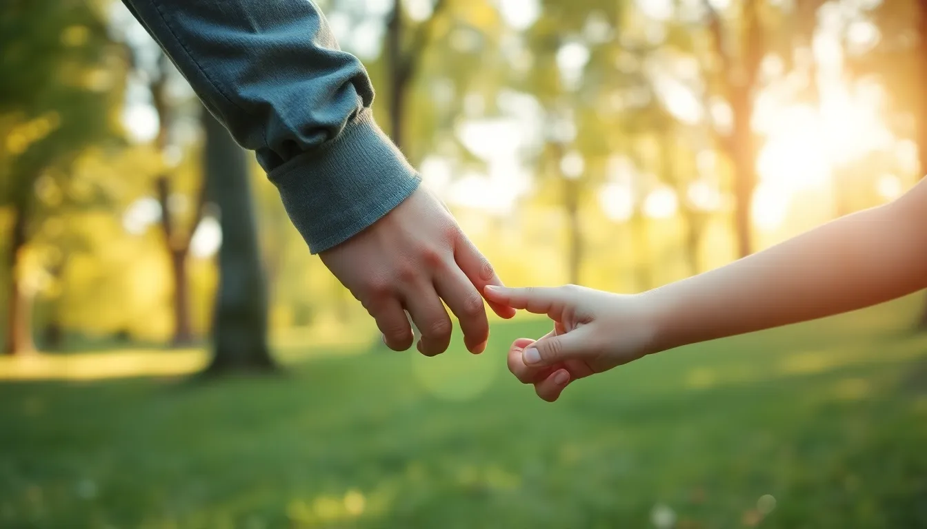 아동과 부모의 행복한 모습