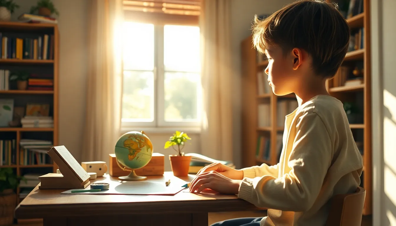 아이들이 즐겁게 공부하고 놀고 있는 모습