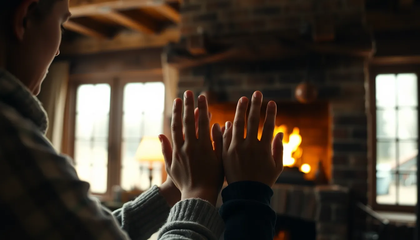 취약계층 난방비 지원을 상징하는 따뜻한 집과 도움의 손길 이미지